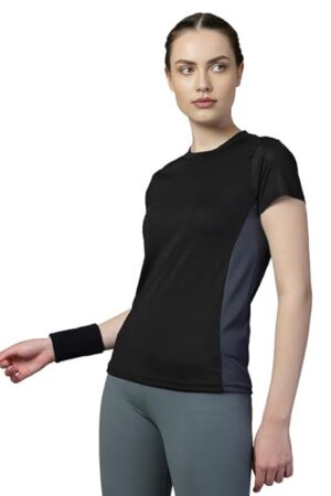 Women's Polyester Active Wear Gym Tshirt