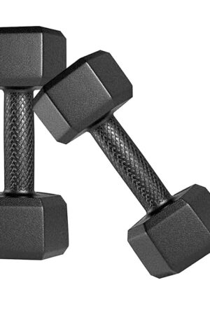 10 Kg Fixed Dumbbells Set For Full Body Workout (Set Of 2, 5 Kg)