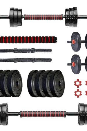 3 in 1 convertible DM 4-40 Kg Dumbbells Set and Fitness Kit