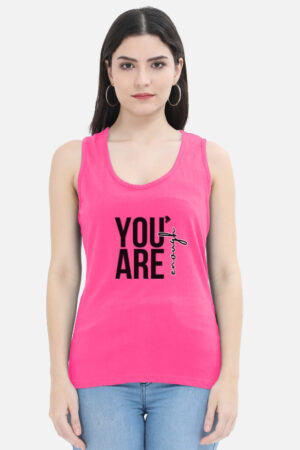 Women's 100% cotton Tank Top, for running, workout