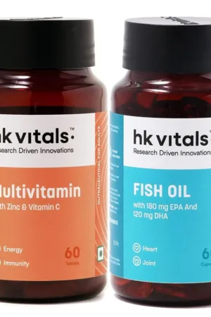 Multivitamin with Zinc & Vitamin C & Fish Oil Combo