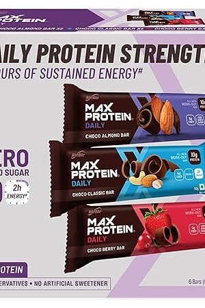 RiteBite Max Protein Assorted Protein Bars, 10g Protein, 5g Fiber