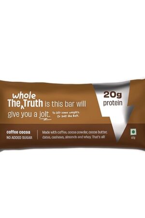 The Whole Truth - High Protein Coffee Cocoa 20g Protein Bar