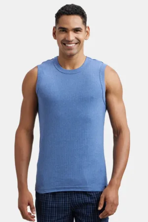 Jockey | Super Combed Cotton Rib Solid Round Neck Muscle Vest